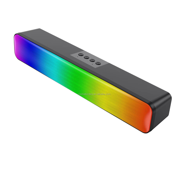 Wholesale Custom RGB Soundbar BT Speaker Portable Wireless Speaker with Custom Logo for Promotional Business Gifts