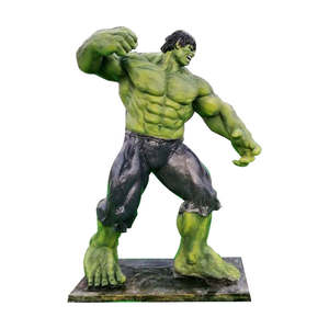 Statues de <span class=keywords><strong>super</strong></span> héros en fibre de verre grandeur nature Hulk Iron man Spiderman Black Widow <span class=keywords><strong>Thor</strong></span> Anti-Hulk Sculpture Mold - Product Image 5