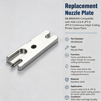 Plaque de buse de remplacement KB-BKK6446 compatible avec les imprimantes de codage à jet d'encre continu KGK CCS-R JPT-D – Pièces détachées