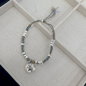 Handmade 999 Pure Silver <b>Elephant</b> Bracelet Chinese Style Auspicious Charm Unisex <b>Gift</b> Jewelry - Product Image 3