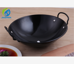 <span class=keywords><strong>Wok</strong></span> en porcelaine émaillée de haute qualité populaire en Asie du Sud-Est - Product Image 5