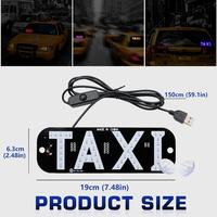 Luz Indicadora USB para Coche XTX T-A-X-I TXI-USB de Lujo, Universal, con Fijación por Tornillos, 5-6V