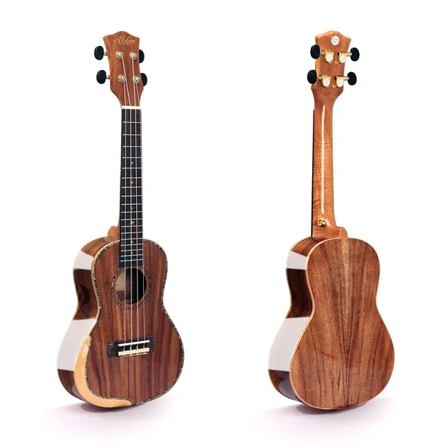 מכירה לוהטת כל מוצק ukulele מוצק עץ ukulele, 26 אינץ ukulele, טנור ukelele