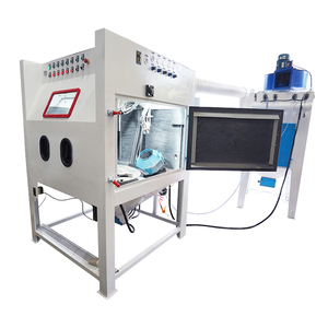 Multi-functional Automatic Sand Blasting Machine with Rotary Table and Rotation Basket - Product Image 1