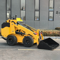 Mini-chargeuse compacte CE EPA Euro 5 avec pompe, chargeuse de 1 tonne, souffleuse à neige pour usage domestique
