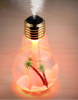 Ampoule colorée à ultrasons USB humidificateur d'air voiture Cool-brume turbine humidificateur de table Portable arôme diffuseur d'huile essentielle