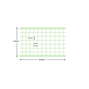 Rete di protezione verde anti-uccelli per ortaggi, 2x10 metri, rete da giardino per piante, fiori, frutta, stagni - Product Image 2