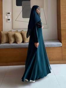 เสื้อคลุมคาร์ดิแกนสไตล์ยุโรปสำหรับเดินทางไปทำงาน ขายส่ง แบบหรูหรา ไซส์ใหญ่ สไตล์มุสลิม ผลิตจากโรงงาน สำหรับฤดูใบไม้ผลิและฤดูร้อนในตะวันออกกลาง - Product Image 3