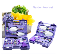 Kit d'outils de jardinage DIY HYGJ, personnalisable et anti-explosion, pour aménagement paysager, plantation de fleurs et récolte de légumes sauvages