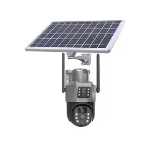 Câmera de Segurança Wifi com Cartão SIM 12MP HD à Prova d'Água 3K Lente Dupla Visão Noturna para Casa Exterior Sem Fio Wifi PTZ Alimentada por Energia Solar CCTV - Product Image 5