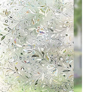 Nouvelle vision belle amovible 3d transparent statique film de teinte de fenêtre non adhésif PVC matériel intimité autocollant - Product Image 2