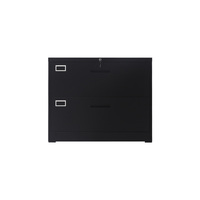 Meuble de rangement de bureau en métal verrouillable avec 2 tiroirs latéraux en acier au design moderne pour le bureau