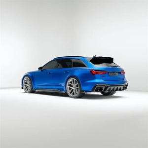 Kit carrosserie en fibre de carbone sèche pour Audi RS6, style RS4 RZ, comprenant lèvre avant, diffuseur, spoiler et jupes latérales, kit carrosserie RS4 - Product Image 5