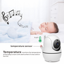Babyphone SM50 5,0 pouces 720P avec vision nocturne panoramique et inclinable, audio bidirectionnel, surveillance de la température, sans Wi-Fi - Product Image 2