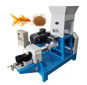 Shrimp floating fish food extruder machine trout fish feed pellet pet cat dog food making machine