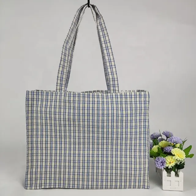 Borsa in tela borsa per la spesa in tela personalizzata con stampa personalizzata borsa per la spesa pieghevole in tela di cotone