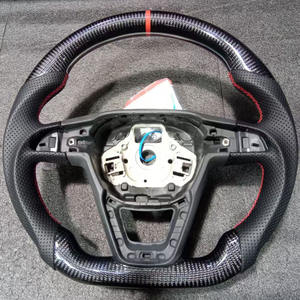 Volant de voiture en fibre de carbone forgé sur mesure avec LED, adapté à SEAT <span class=keywords><strong>Cupra</strong></span> 2013-2019, volant personnalisé - Product Image 2