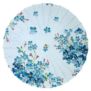 Sombrilla Tradicional Japonesa Hecha a Mano de Tela, 84 cm de Diámetro, para Regalo de Boda o Festival - Product Image 1