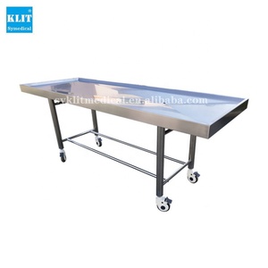 Table de <span class=keywords><strong>lavage</strong></span> <span class=keywords><strong>mortuaire</strong></span> Plateau de corps portable Table d'autopsie - Product Image 4