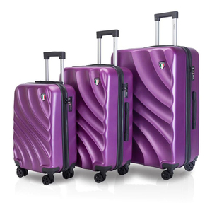 ราคาถูกขายร้อน ABS + PC Gradient ฟิล์มพิมพ์กระเป๋าเดินทางชุด 20/24/28 3 ชิ้นชุด - Product Image 3