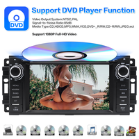 Autoradio pour lecteur CD Patriot Wrangler MP3 sans fil Apple CarPlay Android Auto Mirror Link pour radio AM FM voiture