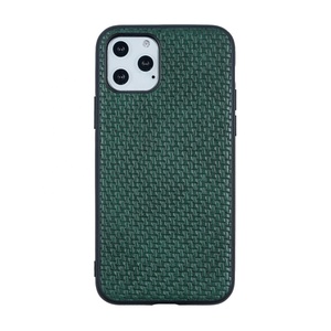 <span class=keywords><strong>Ali</strong></span> baba 2019 de diseño de lujo trenzado cuero tejido patrón suave TPU caso para iPhone 11 cubierta de la Caja - Product Image 4