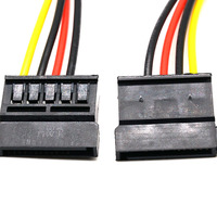Cable Adaptador Molex PH5.08mm de 4 Pines a SATA para Uso Electrónico en Computadoras, Conductor de Cobre Estañado, Aislamiento de PVC