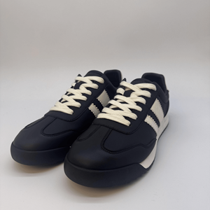 असली चमड़े के स्नीकर्स जर्मन शैली आकस्मिक पुरुषों के जूते हस्तनिर्मित - Product Image 4