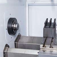 Tornio CNC a letto piano PG40 con guida lineare per la lavorazione dei metalli