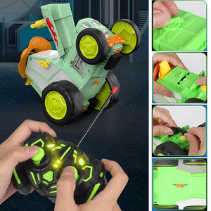 Voiture télécommandée Crazy Jump, voiture de cascade avec musique et lumière, mini voiture télécommandée infrarouge, camion qui marche debout, jouet pour enfants, cadeau - Product Image 6