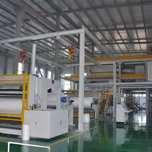 Pp woven fabrics non woven linen machine china nonwoven spunbond embossed