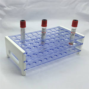 Nuevo Soporte para Tubos de Ensayo de Plástico Kang, 3 Niveles Desmontables, 13mm 16mm 18mm, Material PP Resistente a Químicos - Product Image 1