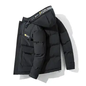 Yufan เสื้อแจ็คเก็ตผ้าฝ้ายหนาไซส์ใหญ่สำหรับผู้ชาย, เสื้อแจ็คเก็ตขนเป็ดสำหรับฤดูหนาว