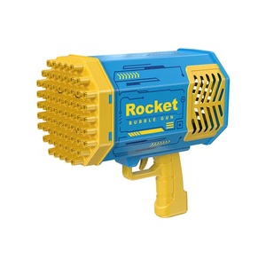Máquina de <span class=keywords><strong>Burbujas</strong></span> de 40 Agujeros, Superventas en <span class=keywords><strong>Amazon</strong></span>, Lanza Cohetes Automáticamente, <span class=keywords><strong>Pistola</strong></span> de <span class=keywords><strong>Burbujas</strong></span> de Juguete - Product Image 2