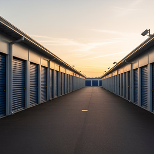 Unità di Self-Storage Antifurto con Porta Avvolgibile Automatica, Design Moderno Isolato, Garanzia di 3 Anni per la Casa - Product Image 1
