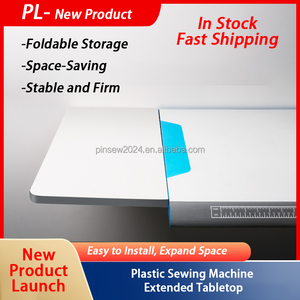 <span class=keywords><strong>PL</strong></span>原装新型可折叠缝纫机延伸台-1200x600mm毫米可折叠塑料板，用于Juki/Brother工业机器 - Product Image 2