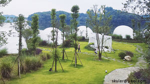 Tienda de campaña de hotel personalizada de lujo para casas prefabricadas de resort Glamping en Dubai - Product Image 6