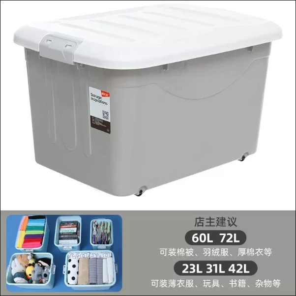 X-6147 Storage Box 23L Gray