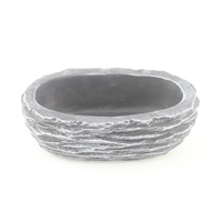 Pot de fleurs populaire gris en ciment fait main pour plantes succulentes, taille standard, pour balcon, jardin élégant, intérieur/extérieur