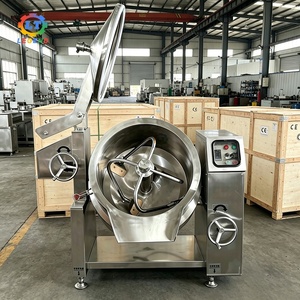 Wok inclinable électrique haut de gamme, chauffage électrique, qualité commerciale, entièrement automatique, fabriqué en Chine | Bouilloire à double enveloppe - Product Image 2