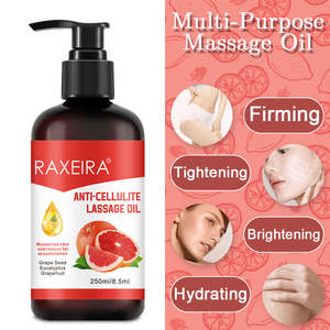 Marque privée 100% naturel raffermissant la peau <span class=keywords><strong>Anti</strong></span> <span class=keywords><strong>Cellulite</strong></span> crème Massage huile pour le corps - Product Image 3