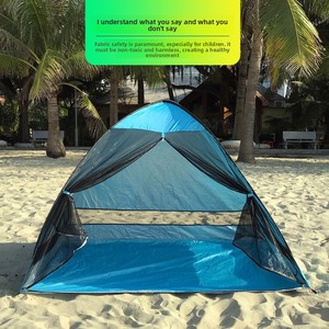 Carpa <span class=keywords><strong>de</strong></span> malla totalmente automática, instalación en 2 segundos, tela Oxford a prueba <span class=keywords><strong>de</strong></span> mosquitos, para 2 personas, para <span class=keywords><strong>las</strong></span> cuatro estaciones, no requiere instalación, sombrilla <span class=keywords><strong>de</strong></span> <span class=keywords><strong>playa</strong></span> - Product Image 4