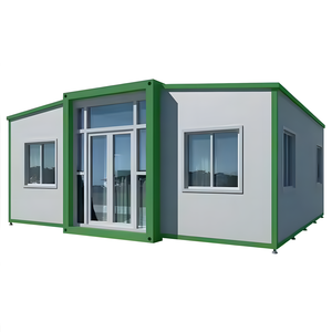 Maison préfabriquée extensible moderne de 40 pieds pour hôtel, ferme, bureau, avec salon, chambre et salle de bain - Product Image 5