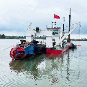 Drague à sable hydraulique à moteur diesel de 18/20/22/24/26 pouces pour <span class=keywords><strong>le</strong></span> dragage de rivières et <span class=keywords><strong>le</strong></span> dragage de boue de lagunes - Product Image 1