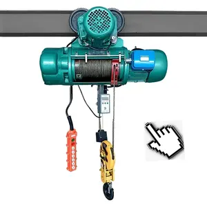 China remote control cd md 5ton 6 ton electric wire rope hoist supplier