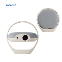 Projecteur vidéo Topleo Android 14 Smart Home Cinema, mini projecteur sans fil pour voyages et extérieur