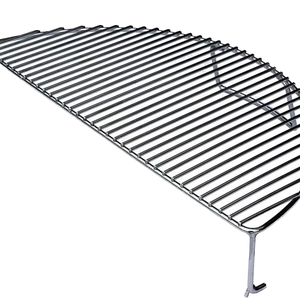 Accessoires de barbecue au charbon de bois en acier inoxydable de haute qualité Kimstone, extenseur résistant à la corrosion pour le camping - Product Image 1