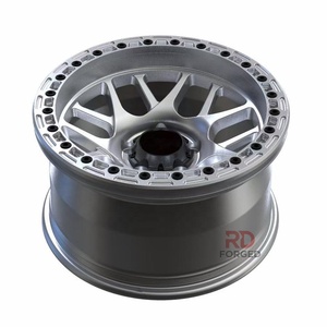 Jantes Beadlock OEM ODM <span class=keywords><strong>4x4</strong></span> roues argentées 17*<span class=keywords><strong>10</strong></span> PCD 4*100 5*114.3 pour Dodge Challenger <span class=keywords><strong>SRT</strong></span> Hellcat Jailbreak Red Eye - Product Image 3