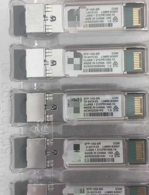 Pre-owned SFP-10G-SR 10Gbps SFP+ SR Multimode Optical Transceiver, Part Number 10-3105-01
