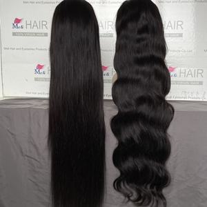 Venta al por mayor de cabello brasileño largo de 32 pulgadas para peluca frontal HD, OFERTA 13X4, rizado Bodywave, DEEPWAVE, transparente, negro, para mujeres, envío inmediato - Product Image 3